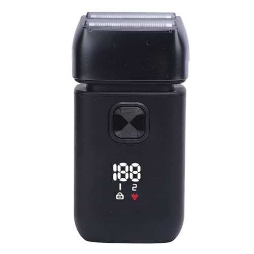 Tondeuse à barbe professionnelle alternative en aluminium avec écran LCD de précision
