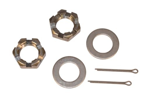 2 Sets Trailer Axle Nut Kit for 1