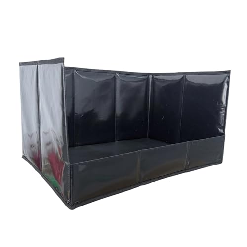 Bandeja para orinal para perros - Arenero para mascotas 84 x 58 x 40,6 cm, soportes plegables impermeables para orinar | Inodoro de entrenamiento con paredes altas para el hogar, apartamento, sala de