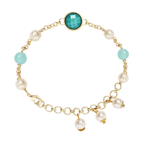 Image of I Jewels Designer Kundan Pearl beaded Bhaiya Bhabhi Lumba Rakhi Bracelet Combo Set With Roli Chawal & Rakshabandhan Greeting Card