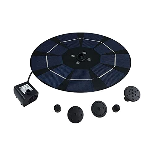 TYTUOO Rociador solar flotante independiente para pájaros, agua, jardín, decoración de baño de pájaros, rociador inteligente (C, talla única)