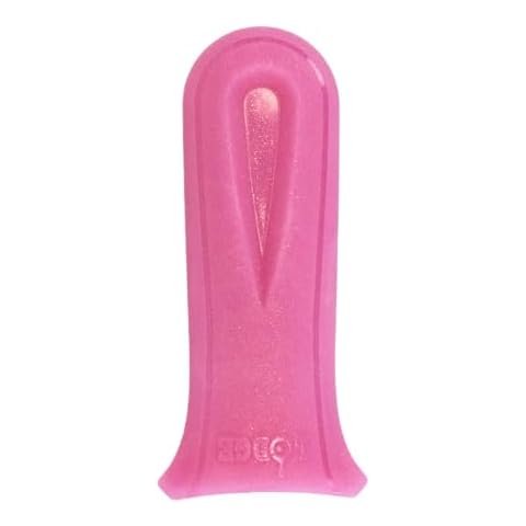 Lodge Silicone Deluxe Hot Handle Holder - Dishwasher Safe Hot Handle Holder Designed for Lodge Cast Iron Skillets - Reusable Heat Protection Up to 500° - Roller-Disco Pink Cover
