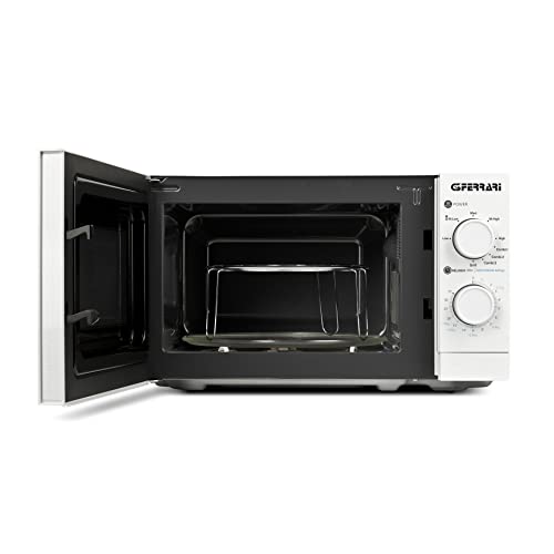 G3 Ferrari G10174 Kombi-Mikrowelle Otello Grill, 20 Liter, 700W Mikrowelle, 1000W Grill, 3 Garfunktionen, inkl. Zubehör, Weiß