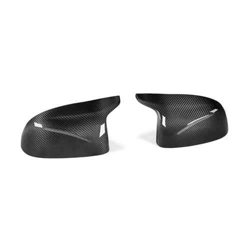 Couvercle de rétroviseur en carbone brillant rigide compatible BMW F97
