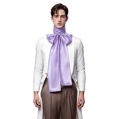 Image of COSDREAMER Mens Renaissance Scarf Jabot Cravat Costume Collar