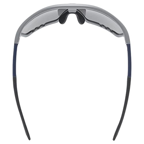 uvex sportstyle 706 - Sportbrille für Damen und Herren - 100% UVA-, B, C Schutz - druckfreier Sitz & perfekter Halt - rhino deep space matt/silver - one size