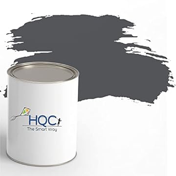 HQC Fence Paint and Garden Shed Paint 0.5L | Garden Paints | Furniture Paint | Wood Paint | Outdoor Paint | Garden Fence | Quick-Drying Paint | Protection Paint Classic Grey