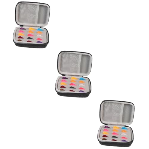 3 Set Di Plettri Per Chitarra Multiuso Per Folk Elettrica Con Borsa Portaoggetti Accessorio Per leggero