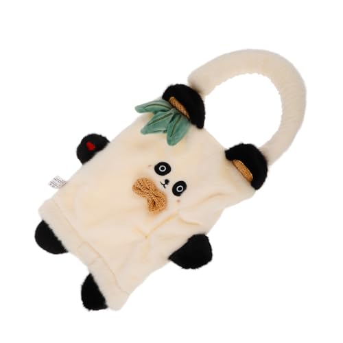 STOBAZA Cute Animal Tissue Paper Towel Holder Plush Panda Decorative Easy to Use