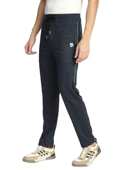 Image of MARK LEUTE Regular Fit Striped Track Pant for Men