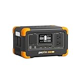 pecron Portable Power Station E300LFP, 288Wh Solar Generator, 2 Up to 600W AC Outlets Generator, LiFePO4 Battery Fast Charging, Power Station for Home Use, RV, Camping(Solar Panel Optional)