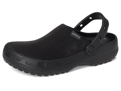 Image of Crocs Unisex-Adult Classic Crafted Canvas & Suede Clogs
