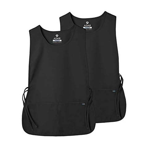Adar Uniforms, Universal Cobbler Apron 2 Pack - Unisex Cobbler Apron - 7022 - Black - R Cover