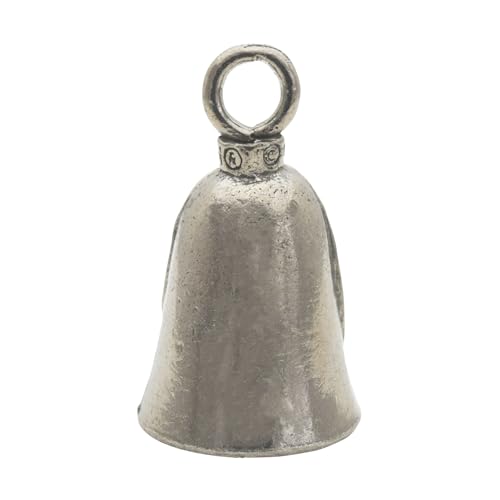 Guardian Bell Celtic Good Luck Bell w/Keyring & Black Velvet Gift Bag | Motorcycle Bell | Lead-Free Pewter | Made in USA