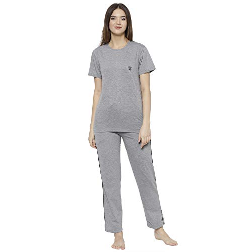Image of Mack Jonney Cotton Blend Track suit Co-ord Set For Women-VJ WNS-046