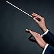 2 Sets Dirigentenstöcke mit Dulcimer Zylindern, Dirigierstab Musikstab Taktstöcke Dirigierstöcke Orchester Dirigentenstöcke für Orchester Konzert Theaterb Band