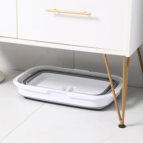 Cesto de lavandería textil con almacenamiento plegable para verduras y juguetes 3
