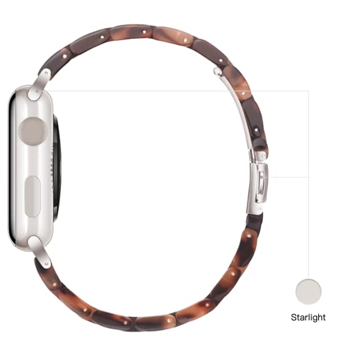 Image of Light House Apple Watch Bands-Fashion Lightweight Resin iWatch Bands for Women Men 38mm /40mm /41mm /42mm(Series 11 10), 49mm /46mm /45mm /44mm /42mm(S 3 2 1), Compatible with Apple Watch Series 11 SE 10 9 8 7 6 5 4 3 Ultra