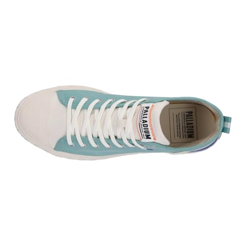 Image of Palladium Unisex Palla Ace Mid Organic Canvas Lace Up Sneaker