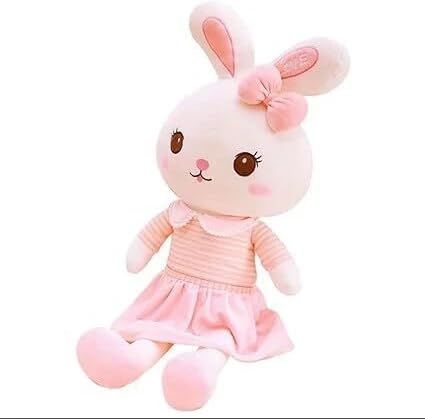Image of Love Bunny Girl Soft Toy Multicolor for Kids, Girls, Boys, for Small Kids /Children, Sister, for Girlfriend Gift, Dogs 40 cm