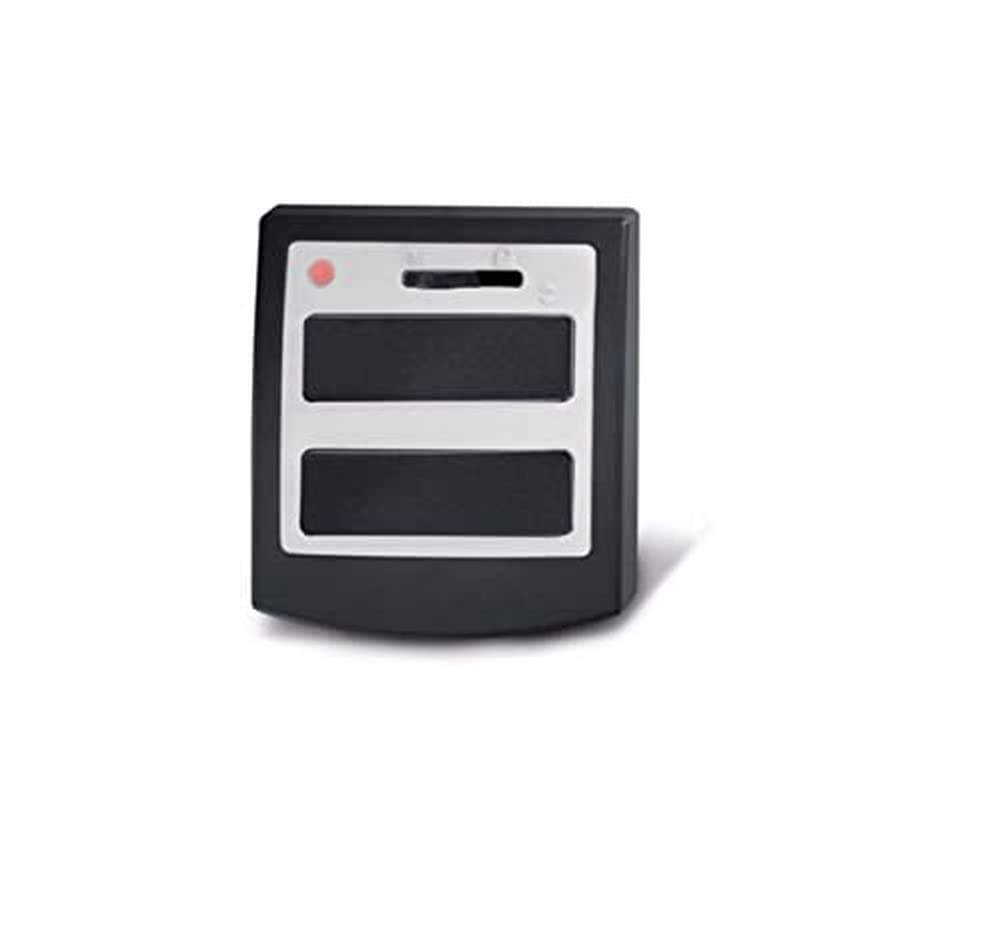 Novoferm TM14872001150 Señal de botón interno 112 (color negro, botón de arranque, interruptor de vacaciones, encendido y apagado continuo, hecho de material resistente a los rayos UV)