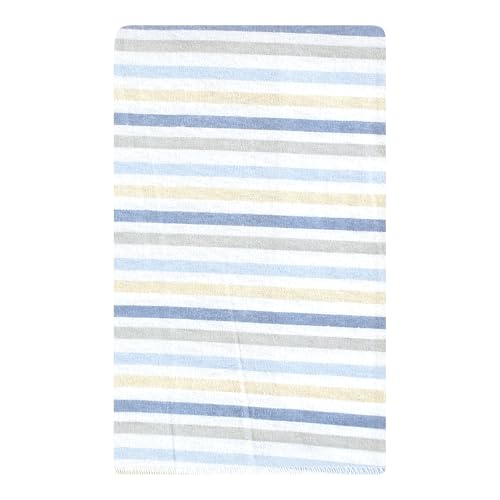 Image of Hudson Baby Unisex Baby Cotton Flannel Burp Cloths 10-Pack, Multi Color Boy Elephant, One Size