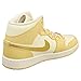 Nike AIR Jordan 1 MID SE Womens Fashion Trainers in Vanilla Gold - 7 UK