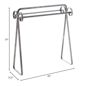 Enclumepremierscrolledquiltrackhammeredsteel Urban Country Home Decor Enclume premier scrolled quilt rack hammered steel urban country home decor