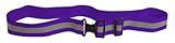 Reflective Elastic Belt w/Buckle Closure (Purple)