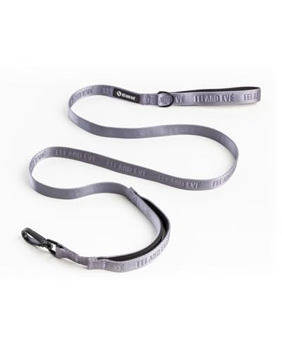 2025 New Edition, Fei and Eve Classic Dog Leash - 6FT, Heavy Duty 210D Nylon, Twilight Gray