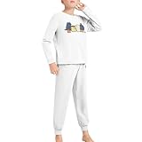 お文具さん 子供用 パジャマセット 子供服 長袖 パジャマ 寝間着 上下セット 部屋着 寝間着110-160 トップス パンツ ナイトウェア 男の子 女の子