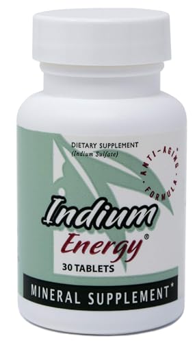 Image of EAST PARK Research - Indium Energy - All Natural Indium Powerful Anti-Aging Support - Helps Increase Energy and Supports Mental Clarity, Sleep, Joints and Overall Sense of Well-Being (30 Count)