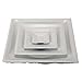 Diffuser, Sq, Ceiling, 3Cone w/Insul 6-12In
