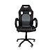 PRIXTON Draco - Sedia Gaming / Sedia Ergonomica da Ufficio con altezza regolabile e braccioli imbottiti in schiuma ad alta consistenza - Nera