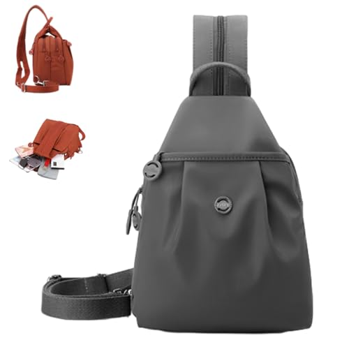 Pickelect Backpack, Waterproof 2-Way Commuter Bag, Waterproofs Oxford Multi-compartment Crossbody Bags for Men and Women