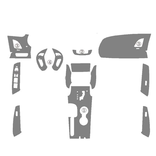 Moulage de console centrale carbone pour personnalisation intérieure de Hyundai ix35