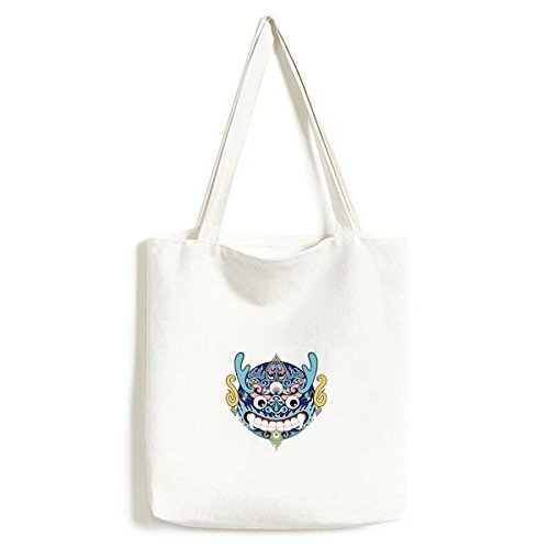 Grand sac fourre-tout en toile chine dragon cabas de mode illustration culturelle