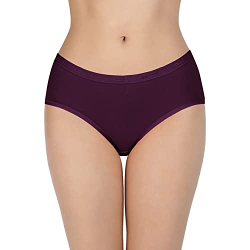 Image of Amante Solid Cotton Low Rise Hipster Panty Pack(Pack of 3)