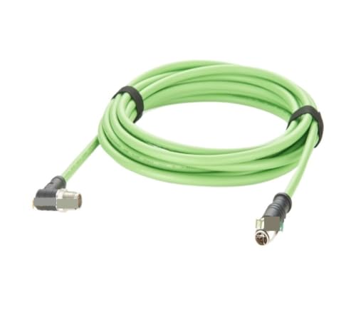 Cable Ethernet Industrial M12 X a Macho CAT6A de 5 metros PCM-S-0655