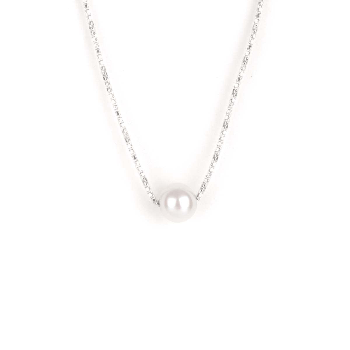 Shaya Womens By Caratlane A Pearl Of Love (6Mm) Necklace In 925 Silver (B09TDSRJ7R) Amazon Price History, Amazon Price Tracker