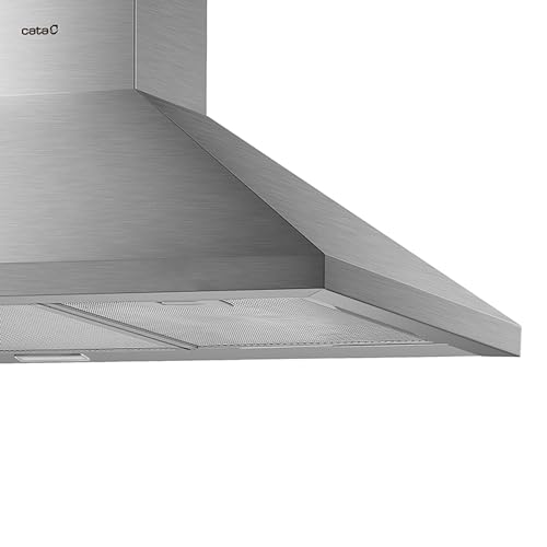 Cata | Campana Decorativa de Pared | Modelo V 9000 X | Campana Extractora | 3 Niveles de Extracción | Clase de Eficiencia Energética B | Acabado en Acero Inoxidable. - imagen 3