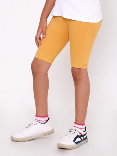 Image of TotzTouch Girls Cotton Stretchable Cycling Shorts | Girls Summer Shorts