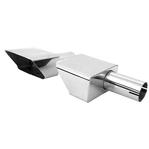 Image of Dynomax 36459 Exhaust Pipe Spout for Dodge Challenger | 304 Stainless Steel, Slant-Cut Design