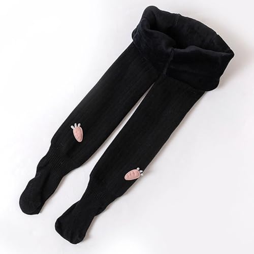 Baby Girls Fleece Lined Tights Toddler Cute Carrots Warm Cotton Footed Leggings Winter Soft Pantyhose Stockings2