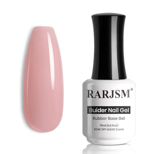 RARJSM Rubber Base Milky WhiteBuilder Extension Gel Builder Soft WhiteRubber Base Coat Gel Nail Polish 15ml Natural White Nail Strengthener Soak Off Curing Requires 1 Bottle for Home Salon DI product thumbnail 19