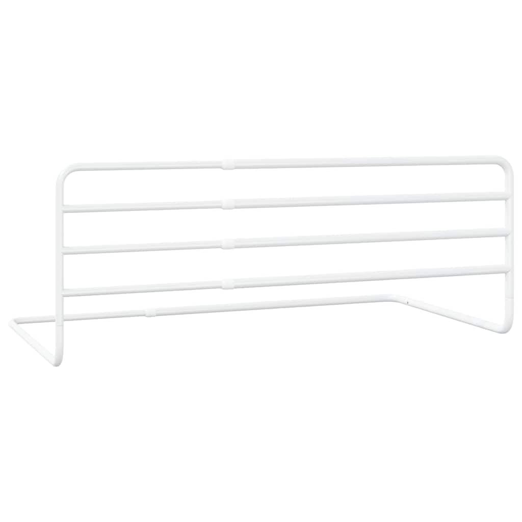 Barrera de cama infantil ajustable 76-137 cm, hierro, color