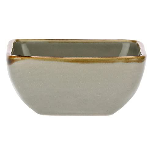 Rose & Tulipani - Ciotolina Quadrata Concerto Grigio Perla