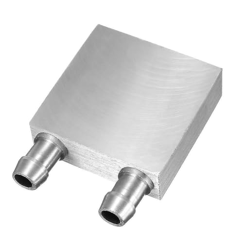 Image of Aluminum Liquid /Water Cooling Block for Cooling PC Computer Graphics Card Electronics Peltier Laptop CPU GPU VGA RAM VRAM VRM IC LED MOSFET Transistor SCR - Pack of 1 (40X40 MM)