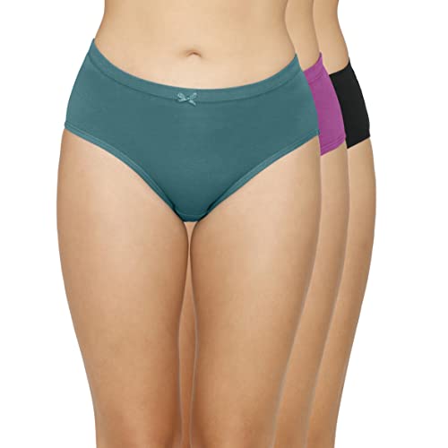 Image of Amante Inner Elastic Cotton Hipster Panty Pack- Pack of 3