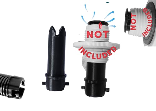 Deflation Valve Adapter Compatible with Bestway Lay Z Spa SaluSpa Coleman Hot Tubs, Black - Image 4